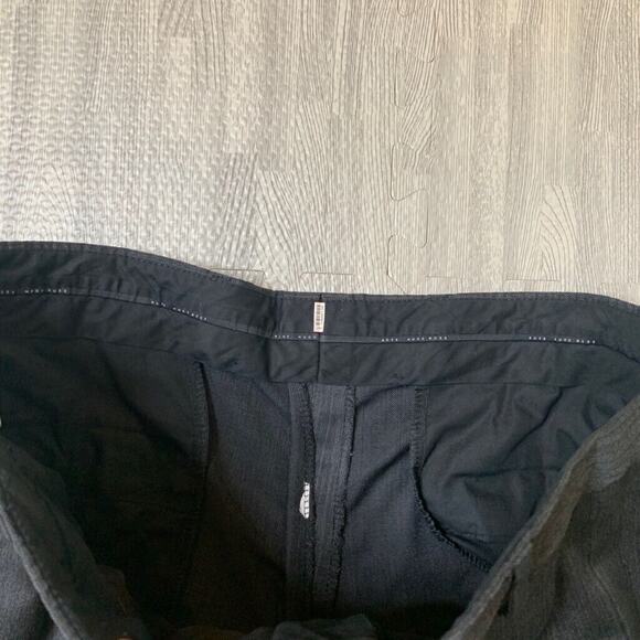 Hugo Boss Pants Mens 36 Grey Wool Flat Front Business Formal Dress Trousers - Picture 4 of 13